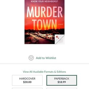 Murder Town by Shelley Burr - Paperback Nove